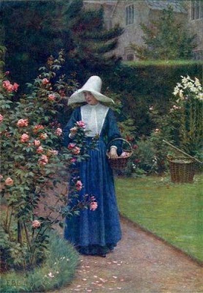 Edmund Blair Leighton The roses' day oil painting image
